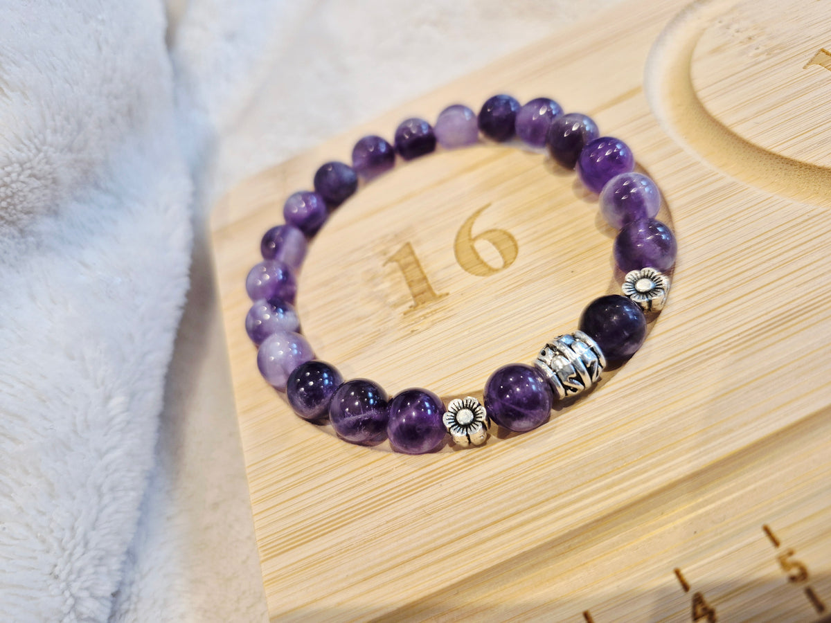 Amethyst Stretch Bracelet