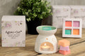 Agnes + Cat Wax Melter with Four Soy Wax Melts – Floral Ceramic Burner