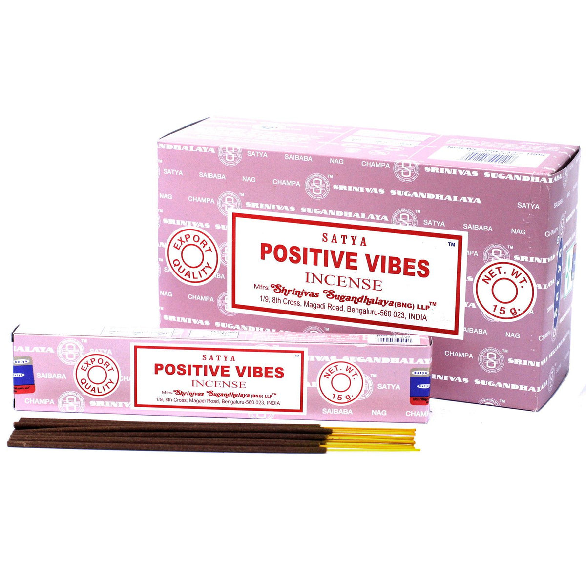 Satya Incense 15gm – Positive Vibes